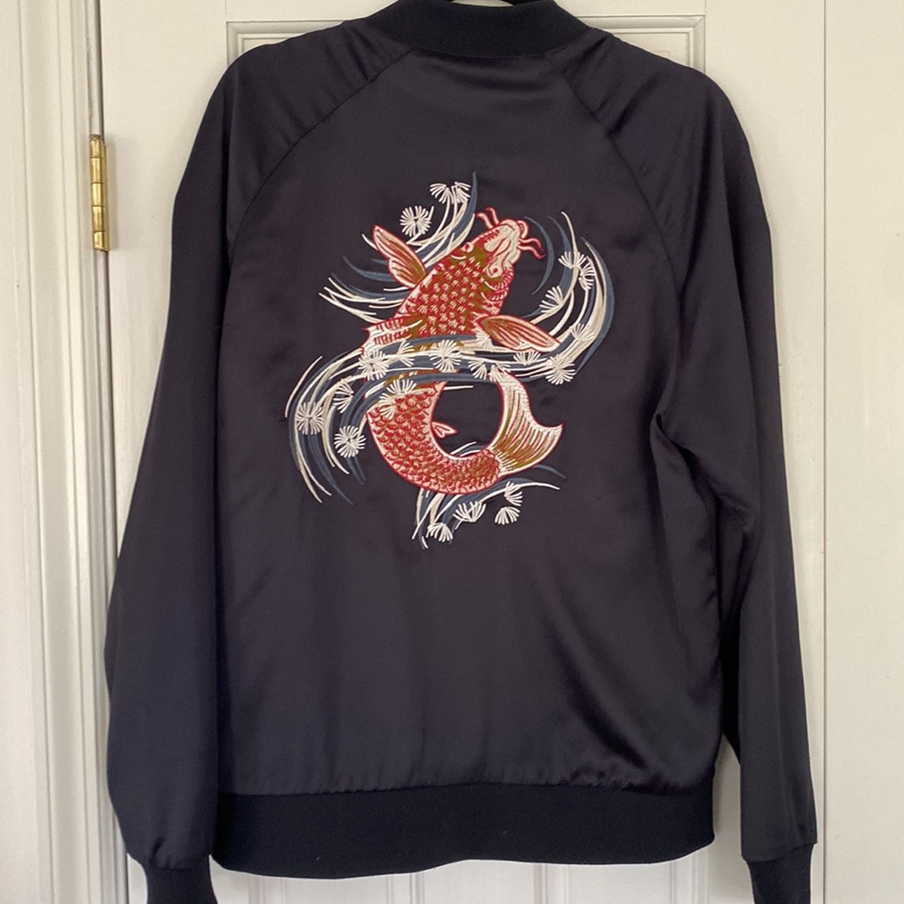 Embroidered Bomber Jacket